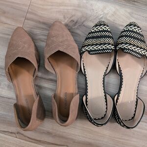 2 Pairs Of Sandals Restricted & Maurice Flat Size 9,
